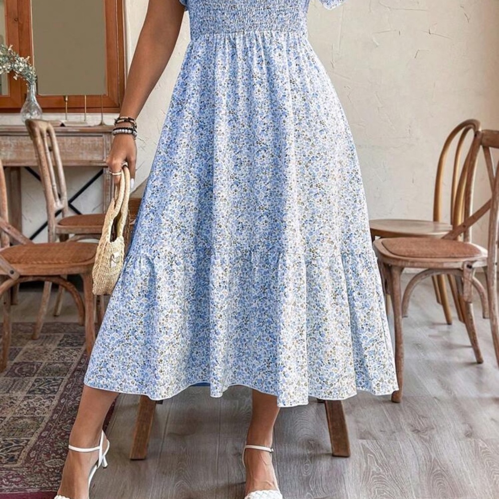 SHEIN emery rose plus size ditsy floral dress - Picture 11 of 12